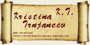 Kristina Trnjančev vizit kartica